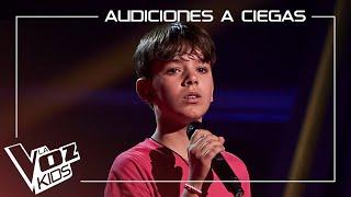 Sergio Plaza canta "Mujer Contra Mujer" | Audiciones a ciegas | La Voz Kids Antena 3 2024