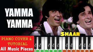 Yamma Yamma Piano Tutorial | Shaan (1980) | Hindi Piano Tutorial |