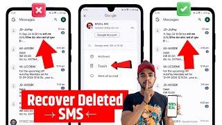 How To Recover Deleted Sms Messages | Delete Text Message Recovery | Delete Sms Recovery From Mobile