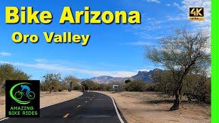 Sunny 30 Minute Virtual Bike Ride on the Tucson Loop | No lead rider | Relaxed pace