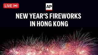 Hong Kong New Year 2025: LIVE fireworks at Victoria Harbour