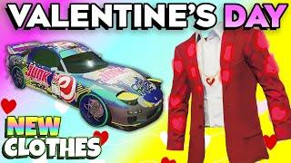 GTA 5 Online All Valentine's Day Clothing (Heartbreaker Robes, Pendant, Valentines Blazer + Livery)