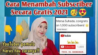 CARA MENAMBAH SUBSCRIBER YOUTUBE TERBARU 2021 | Youtuber pemula