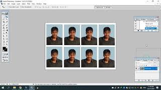 how to Create Action Passport Size Photo Step by Step Process in telugu