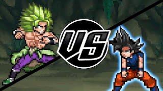 Goku UI VS Broly LSSJ | Sprite Animation