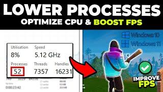 How to Optimize CPU For GAMING in 2025 ️ Lower Windows Processes