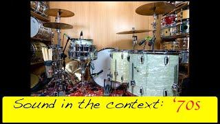 70s ROCK :Drum Sound in the context