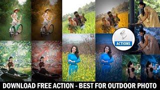 Photoshop Action free download - Best for outdoor photography