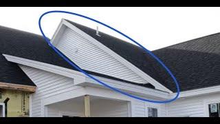 How to install vinyl siding over a roof