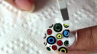 Nail Art Stamping Decal Tutorial by Crazy Polishes