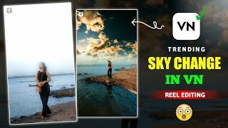 Instagram Trending Zoom Out Reels Editing Tutorial | VN App Sky Change Video Editing - CS EDITZ