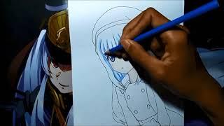 [Re-Upload] Speed Drawing - Chino Kafuu