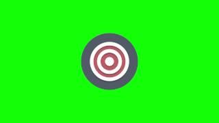 Free Target Icon Animation HD Green Screen