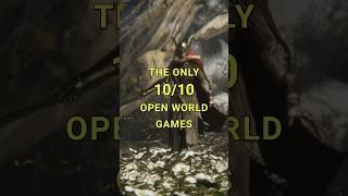 The Only 10/10 Open World Games #shorts #gaming #rdr2 #ghostoftsushima #eldenring #spiderman2