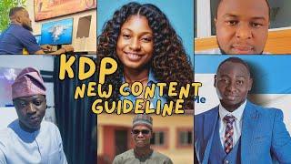 Amazon KDP's New Content Guidelines  @legalnairatv @EmmaBams1 @EniolaAnu1 @ChrisUkaNkem