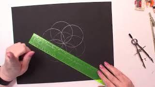 How To Draw a Geometry Torus Mandala for Dot Painting