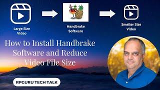 Install Handbrake Software and Reduce Video File Size