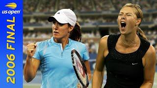 Justine Henin vs Maria Sharapova Full Match | US Open 2006 Final