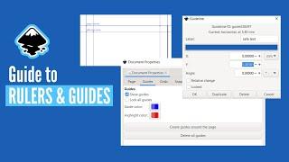 How to use guides & rulers Inkscape tutorial