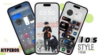 IOS STYLE THEME SETUP _HYPEROS & MIUI & XIAOMI GLOBAL  / X3TawhidYT