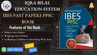 Gift for ONE PAPER Aspirants | PPSC Past Papers Book | IBES