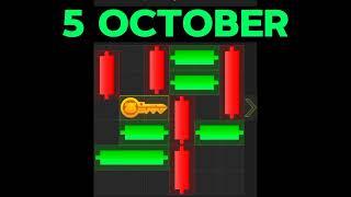 Hamster Kombat Mini Game October 5 Puzzle Solved Today