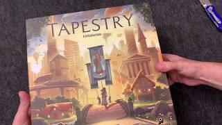 Tapestry - A Civilization Game - Board Game Unboxing - Stonemaier Games