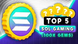 Top 5 SOLANA Crypto Gaming Coins Set To EXPLODE in 2024 (HUGE Potential)