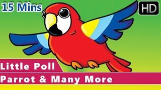 Little Poll Parrot | Popular Animated Nursery Rhymes Collection