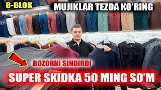 URGANCH DEXQON BOZORI 8 BLOK 707 MAGAZINDA 50 MING SOMDAN SKIDKA