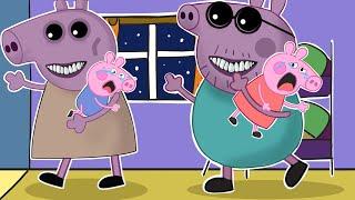 Zombie Apocalypse, Zombies Daddy Pig and Mummy Pig Troll Peppa vs Geogre  | Funny Peppa Animation