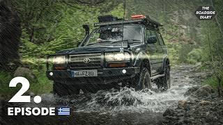 OFFROAD-TOUR Griechenland - Episode 2/3 - Mit dem Landcruiser durch den Bachlauf