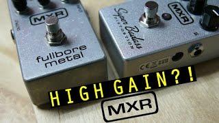 GAIN MACHINE: MXR Super Badass Distortion vs Fullbore Metal - In Depth Comparison