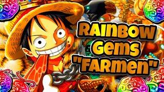 So "FARMT" man Rainbow Gems in 2024 | (wenn man das farmen nennen darf) | One Piece Treasure Cruise