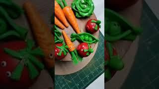 fondant vegetable  cake #vegetablecake #videos #trendingshorts #cake #fondant #viral #shots #amair