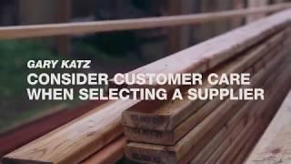 Gary Katz: Consider Customer Care When Selecting a Supplier