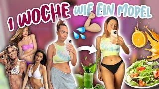 1 WOCHE trainieren und essen wie VICTORIA SECRET MODELS! *Heidi Klum FY* | CARAMELLA