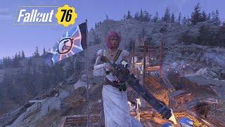 Fallout 76. Railway Rifle VATS Commando Gameplay. Eviction Notice!