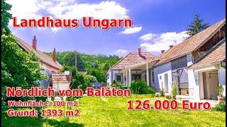 LANDHAUS UNGARN NÖRDLICH VOM BALATON  126.000 EURO