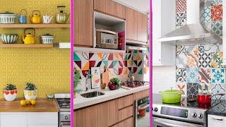 Modern Kitchen wall tiles design ideas 2021, Modular kitchen wall tile designs, Best Kitchen tiles