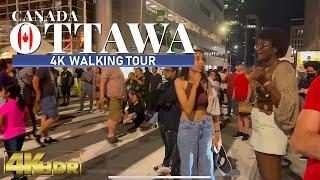 Ottawa Canada Walking tour  in 4K UHD (HDR) 60 fps Canadian Festival