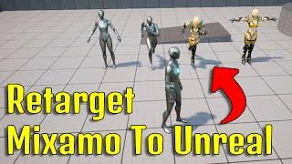 How To Retarget Mixamo To Unreal Skeletons | Unreal Engine 5 Tutorial