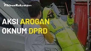 Viral Video Memperlihatkan Aksi Arogan Oknum Anggota DPRD Provinsi Maluku Utara Melawan Polantas