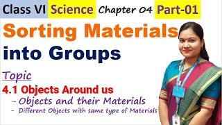 Sorting Materials into Groups / Part - 1 / Sorting Materials into Groups Class 6 Science Chapter 4