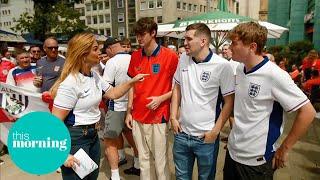 England Are In The Semi-Finals! Josie Meets Football Fans In Dortmund | This Morning