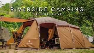 Riverside Camping | Snowpeak Elfield | The Preserve Tanay |