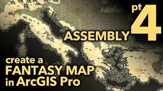 Tolkien Style Maps in a GIS: part 4, Assembly