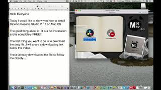 DOWNLOAD AND INSTALL FREE DAVINCI RESOLVE 14 FOR MAC OS