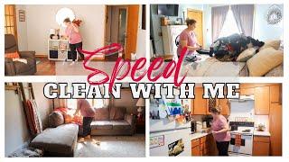 SPEED CLEAN WITH ME 2022 // SAHM DAILY CLEANING ROUTINE // REALISTIC CLEANING MOTIVATION 2022