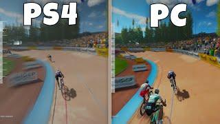 Tour de France 2021 PS4 VS PC!!! - Gameplay Comparison